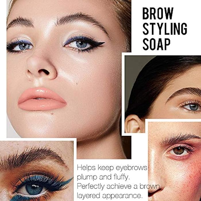 immetee Brows Soap Kit, 1PCS Eyebrows Styling Wax, Brows Shaping Soap, Excellent Stereotypes,Long-lasting Eyebrow Enhancer Gel, 3D Feathery Brows Makeup Balm.14.1g/0.5oz - Image 2
